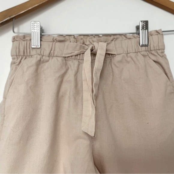 H&M Relaxed Pull On Pants Beige Girls Size 10 - Picture 4 of 5